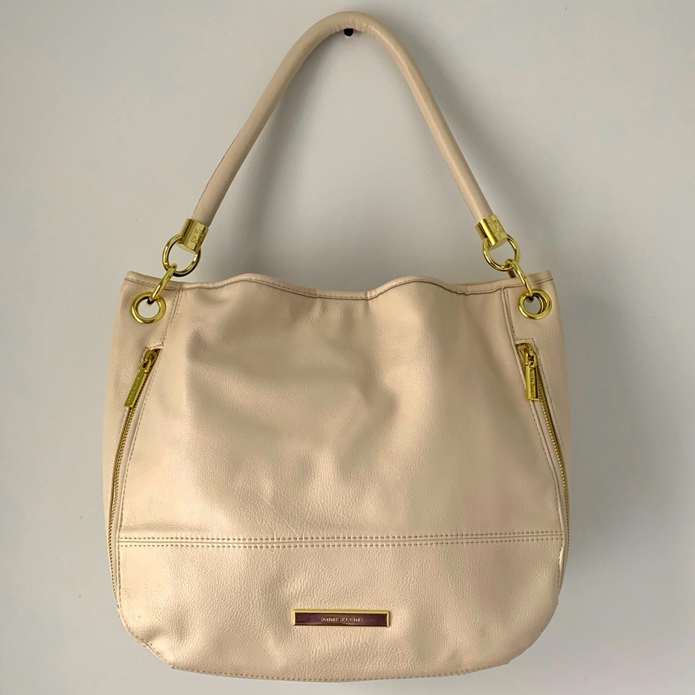 Anne Klein - White / Cream - Faux leather - Shoulder bag - Like New!